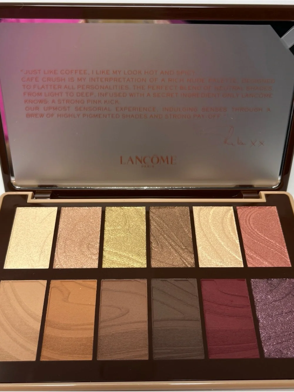 Lancome Idole Cafe Crush Eye Makeup Platte (12 Shades) x Sheika Daley 2025 NIB